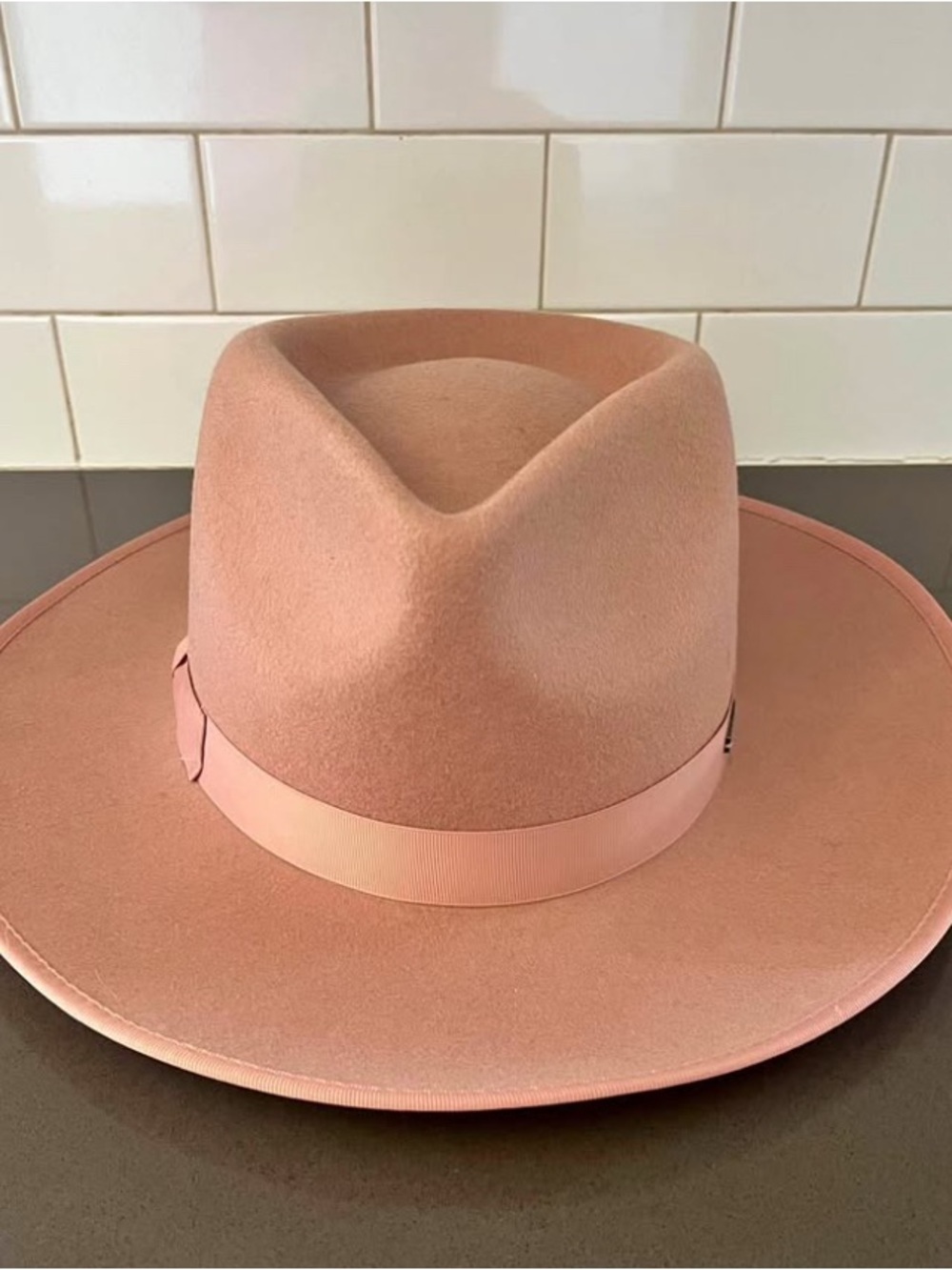 GIGI PIP Monroe Rancher Hat in Dusty Pink